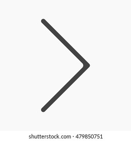 Arrow Icon in trendy flat style isolated on grey background. Arrow symbol for your web site design, logo