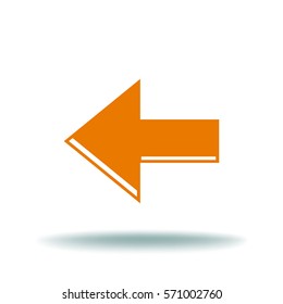 Arrow Icon in trendy flat style isolated. Arrow symbol for your web site design, logo, app, UI. Vector illustration, EPS10.