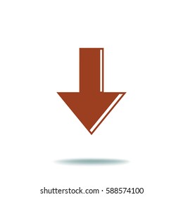 Arrow Icon in trendy flat style isolated. Arrow symbol for your web site design, logo, app, UI. Vector illustration, EPS10.