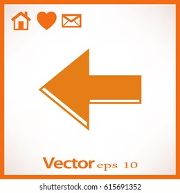 Arrow Icon in trendy flat style isolated. Arrow symbol for your web site design, logo, app, UI. Vector illustration, EPS10.