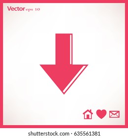 Arrow Icon in trendy flat style isolated. Arrow symbol for your web site design, logo, app, UI. Vector illustration, EPS10.