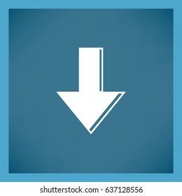 Arrow Icon in trendy flat style isolated. Arrow symbol for your web site design, logo, app, UI. Vector illustration, EPS10.