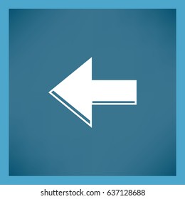 Arrow Icon in trendy flat style isolated. Arrow symbol for your web site design, logo, app, UI. Vector illustration, EPS10.