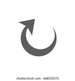 Arrow icon in trendy flat style isolated on white background. Symbol for your web site design, logo, app, UI. Vector illustration, EPS