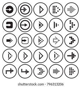 Arrow Icon in trendy flat style isolated on grey background. Vector illustration, EPS10.