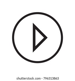 Arrow Icon in trendy flat style isolated on grey background. Vector illustration, EPS10.