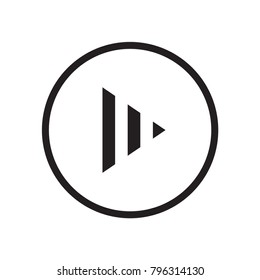Arrow Icon in trendy flat style isolated on grey background. Vector illustration, EPS10.