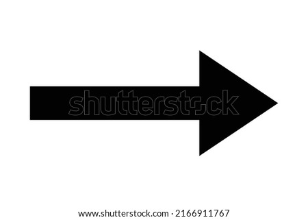 Arrow Icon in trendy flat style isolated on white background.