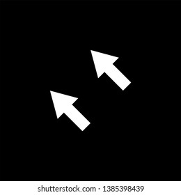 Arrow icon in trendy Icon vector. Mobile concept and web design