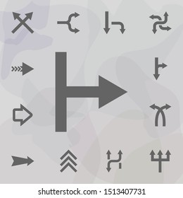 Arrow icon. Universal set of arrows for website design and development, app development