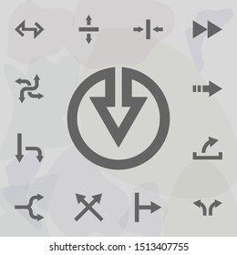Arrow icon. Universal set of arrows for website design and development, app development
