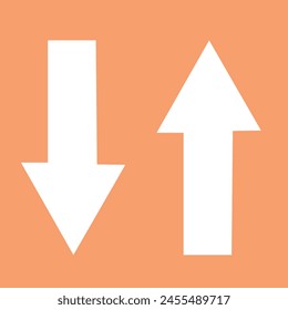 Arrow icon ,up and down arrows