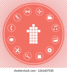 Arrow icon - up. Graphic elements for your design