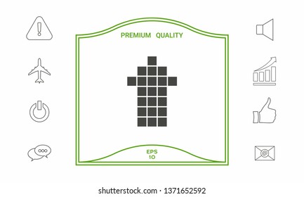 Arrow icon - up. Graphic elements for your design