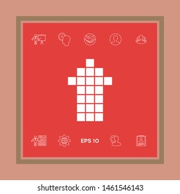 Arrow icon - up. Graphic elements for your design