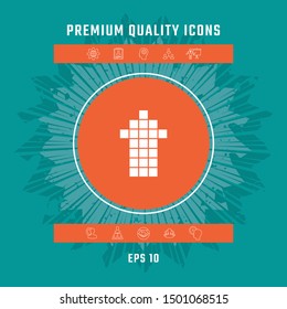 Arrow icon - up. Graphic elements for your design