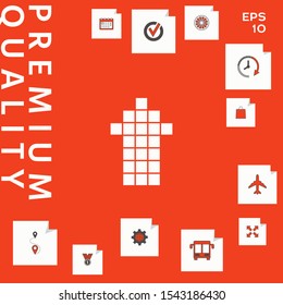 Arrow icon - up. Graphic elements for your design