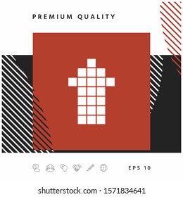 Arrow icon - up. Graphic elements for your design
