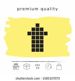 Arrow icon - up. Graphic elements for your design