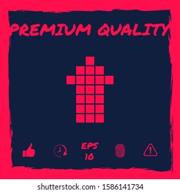 Arrow icon - up. Graphic elements for your design
