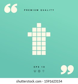 Arrow icon - up. Graphic elements for your design