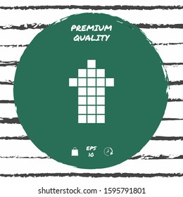 Arrow icon - up. Graphic elements for your design