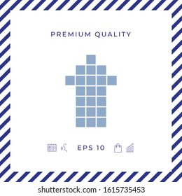 Arrow icon - up. Graphic elements for your design