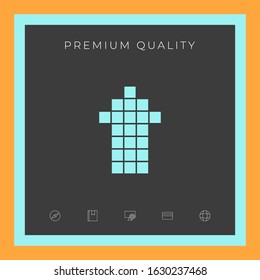 Arrow icon - up. Graphic elements for your design