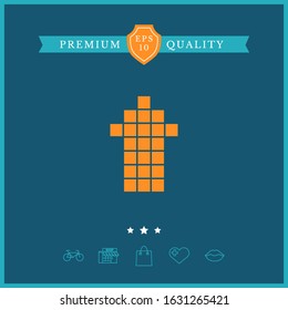 Arrow icon - up. Graphic elements for your design