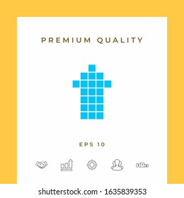 Arrow icon - up. Graphic elements for your design