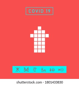 Arrow icon - up. Graphic elements for your design