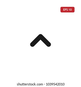 up arrow icon vector