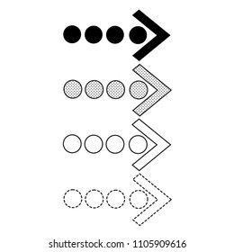 Arrow icon vector