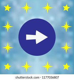 Arrow icon. Vector icon.