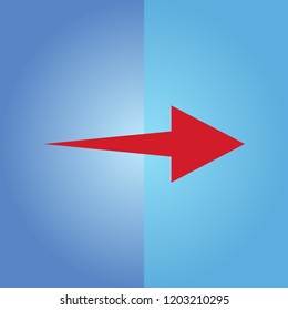 Arrow icon. Vector icon.
