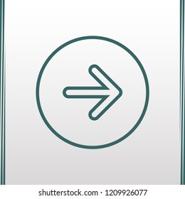 Arrow icon. Vector icon.