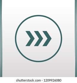 Arrow icon. Vector icon.