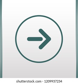 Arrow icon. Vector icon.