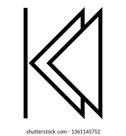 Arrow icon vector