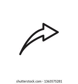 Arrow icon vector