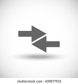 Arrow icon vector