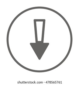  Arrow  icon. Vector.