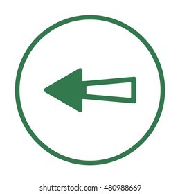  Arrow  icon. Vector.