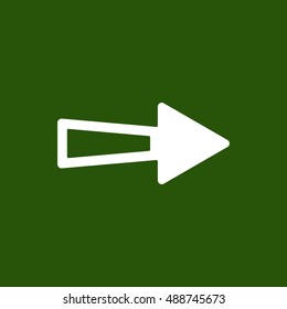  Arrow  icon. Vector.