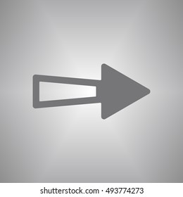  Arrow  icon. Vector.