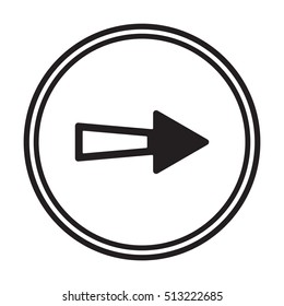  Arrow  icon. Vector.