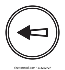  Arrow  icon. Vector.