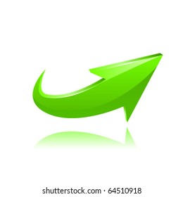 Arrow icon. Vector