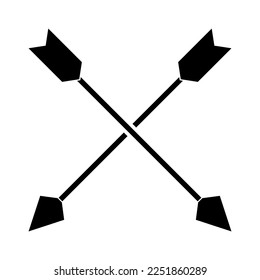 Arrow icon vector. Archery illustration sign. Arrow symbol or logo.