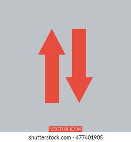 arrow icon, vector best flat icon, EPS